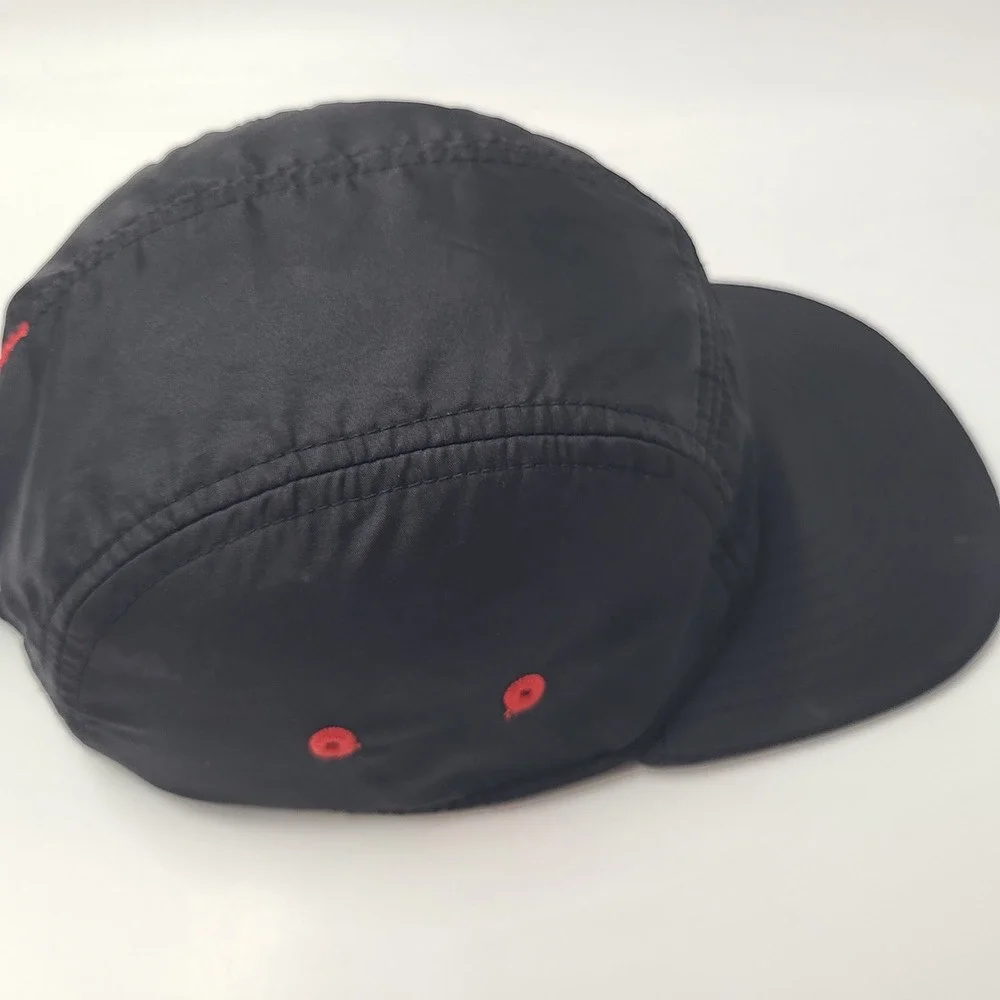 Youth Jordan Hat Strapback 5 Panel Black Red Air Jumpman Size 8-20 Basketball